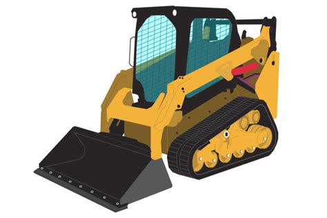 pictures of cartoon skid steer|track skid steer clip art.